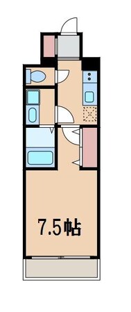 大国町駅 徒歩5分 10階の物件間取画像